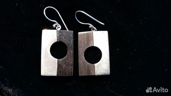 Серебряные серьги