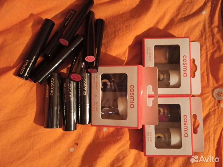 Cosmia, помада для губ, лак для ногтей