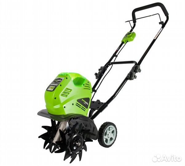 Аккумуляторный культиватор Greenworks G40TL (40В)