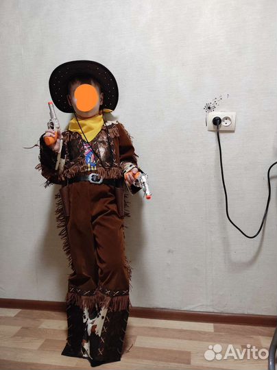 Ковбойский костюм на праздник 122-128 см