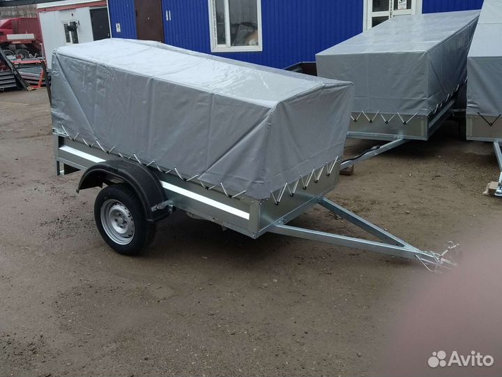 Прицеп легковой 2.10*1.30 с тентом от пфс
