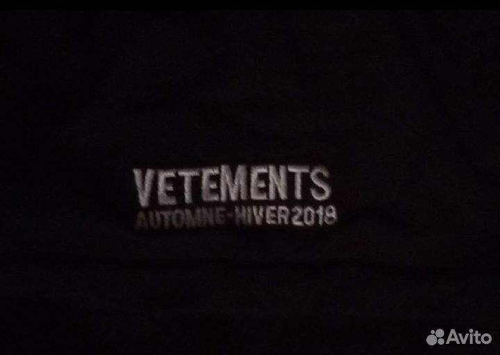 Vetements titanic longsleeve