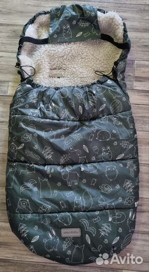Зимний конверт в прогулочную коляску 105/57 см