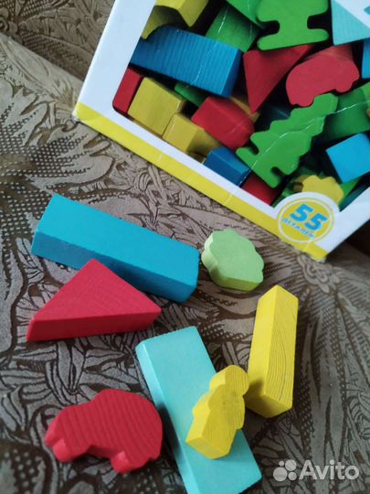 Кубики деревянные томик