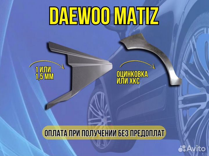 Ремкомплект порогов Chevrolet Cruze