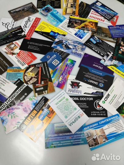 Печать визиток 1000 штук