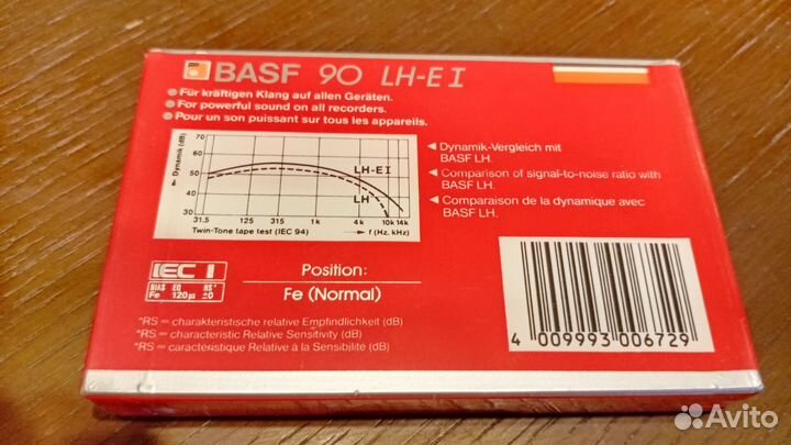 Аудиокассеты новые запечатанные basf