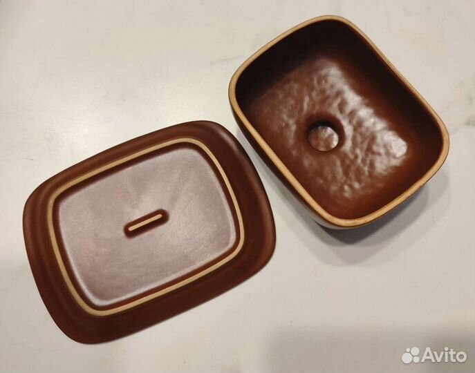 Масленка из красной глины