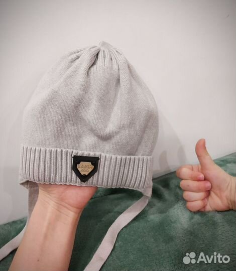 Шапка детская для мальчика 44р, новая Lamir kids