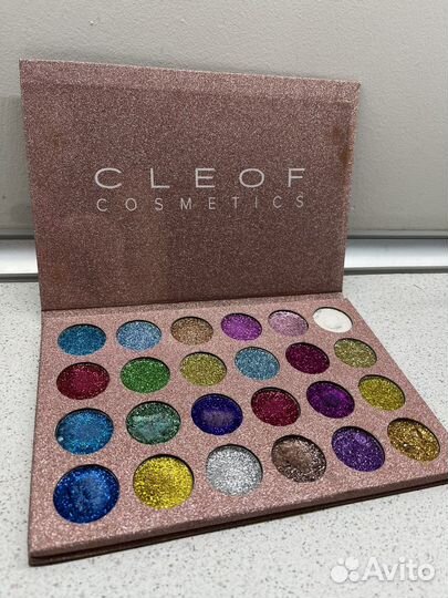 Палетка глиттеров блесток 24 цвета