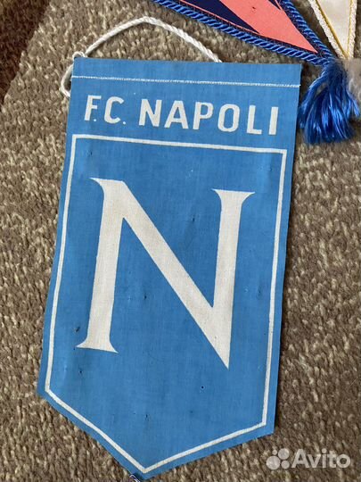 Вымпелы 6шт футбольные старые