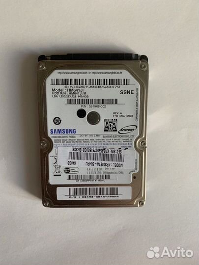 Samsung hdd 640gb