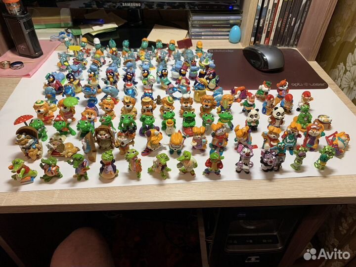 Коллекция фигурок из киндер сюрприза