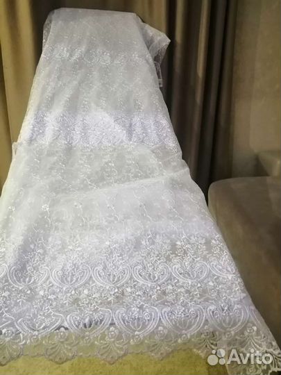 Тюль новая, высота2м50см, ширина5м