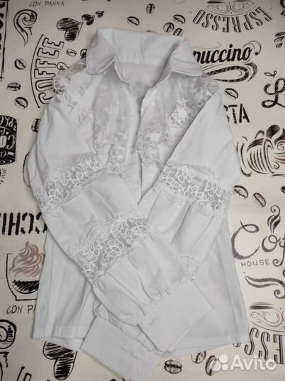 Изящные нарядные блузки 122, пакетом