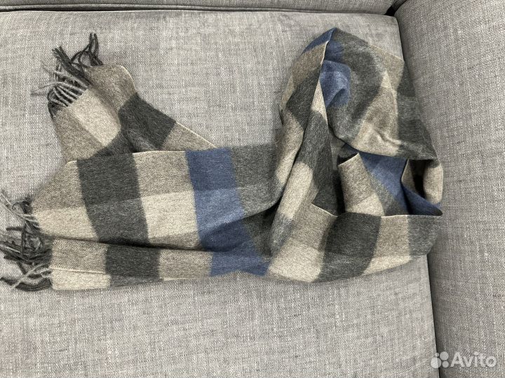 Мужской шарф шерстяной