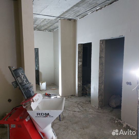 Механизиоованная штукатурка, отделка,короед утепле