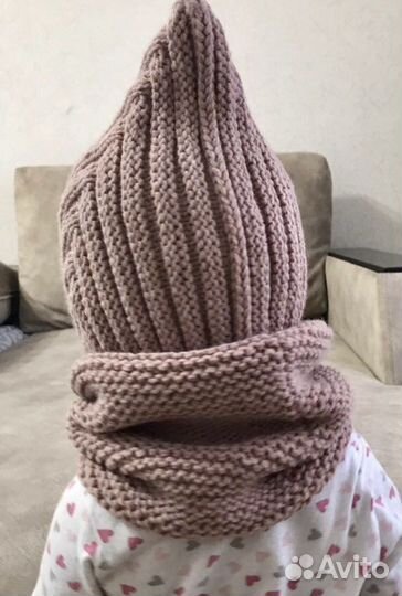 Комплект шапка и снуд для девочки или мальчика
