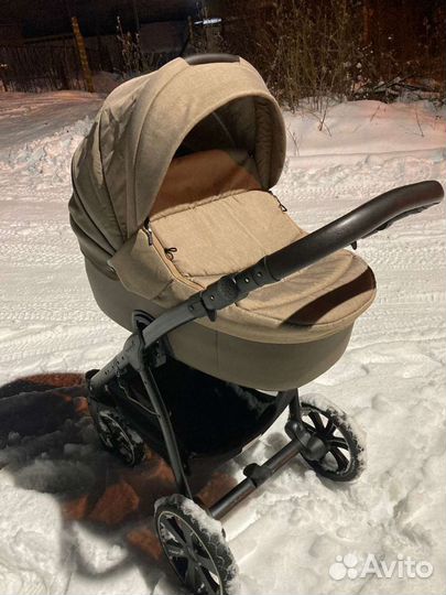 Коляска Noordi Fjordi Sport Leather Melange 2 в 1