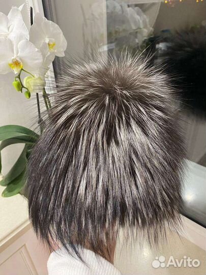 Шапка чернобурка