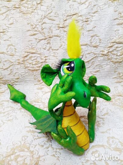 Забавный Дракоша.Интерьерная игрушка