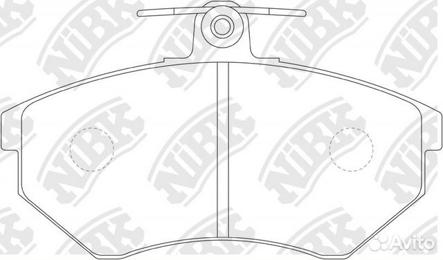 Колодки тормозные volkswagen G3 2.0/1.9D/passat 2