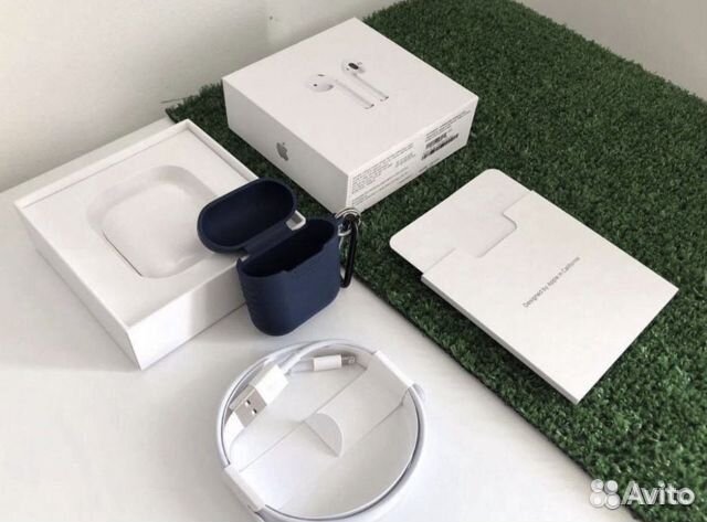 Airpods 2 (1:1) LUX (Гарантия + доставка)