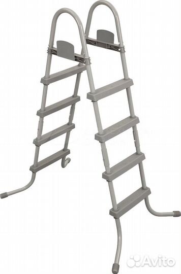 Лестница для бассейнов до 122 см, 4 ступеньки