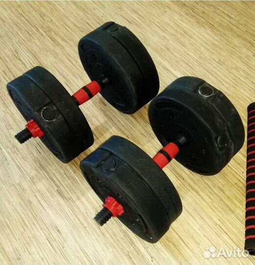 Гантели 24 кг, по 12 кг каждая