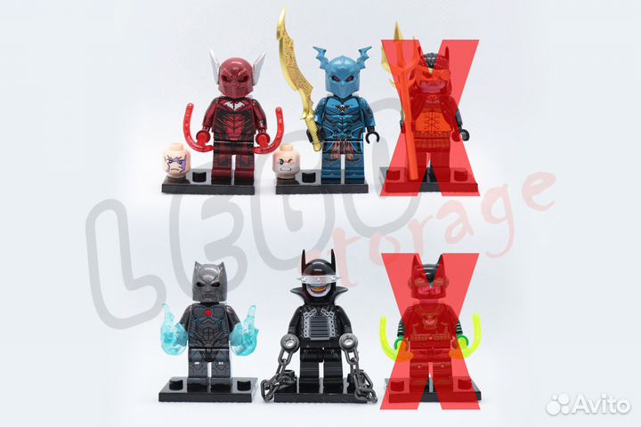 Минифигурки Lego Бэтмен Batman Dark Nights Metal