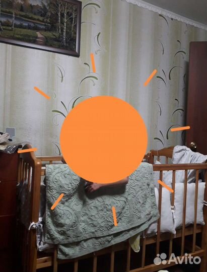 Детская кроватка люлька колыбель