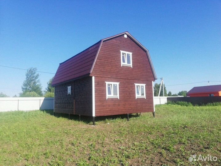 Дом щитовой 6х8