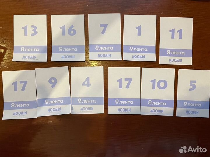 Муми трогательная зима наклейки лента