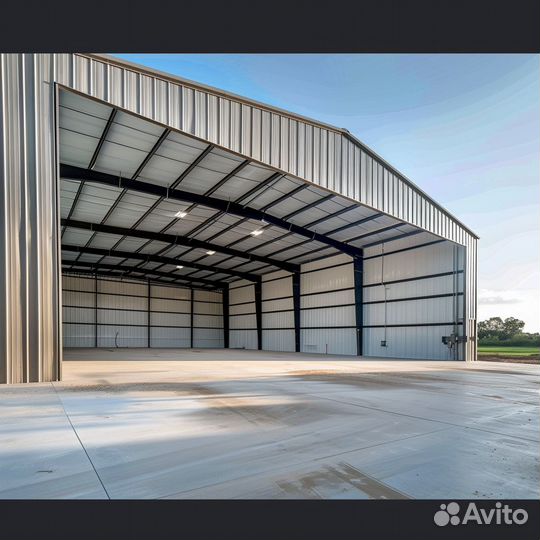 Ангары для логистики и складов Изготавливаем большие конструкции от 1000 м