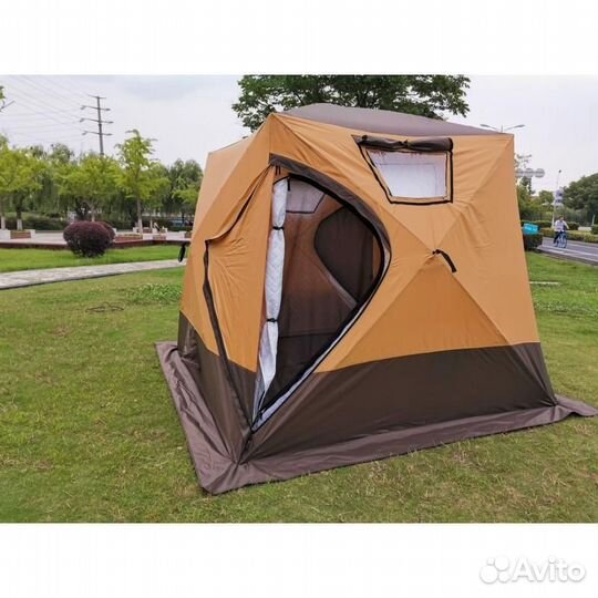 Зимняя палатка куб утепленная MIR-2019 240х240х220