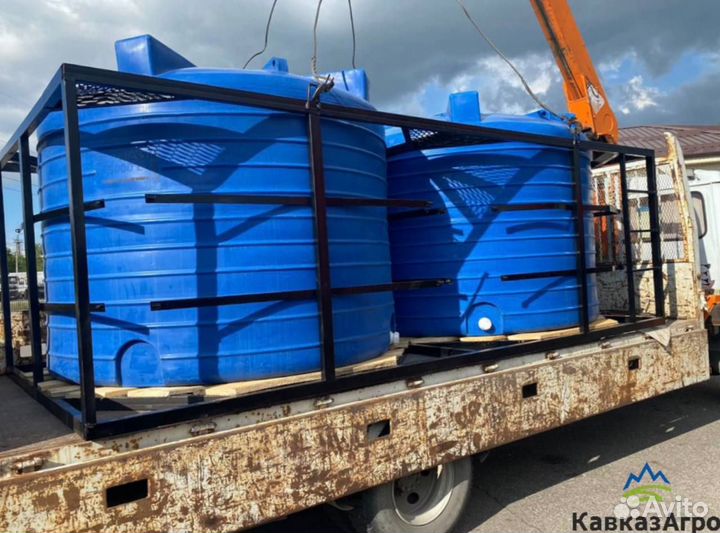 Емкость, бак для воды, 1500/5000л кас от завода