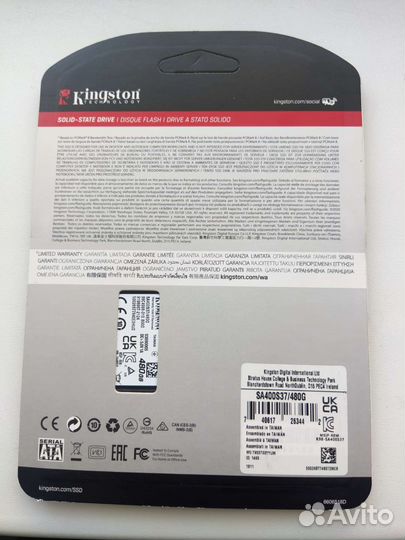 Ssd kingston a400 480gb