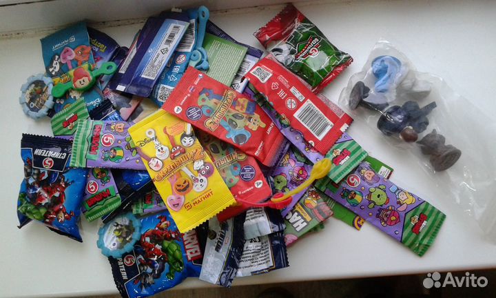 Мешок скрепыш,завр,бравл+набор монет,магниты подар