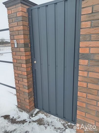 Сварная калитка для двора