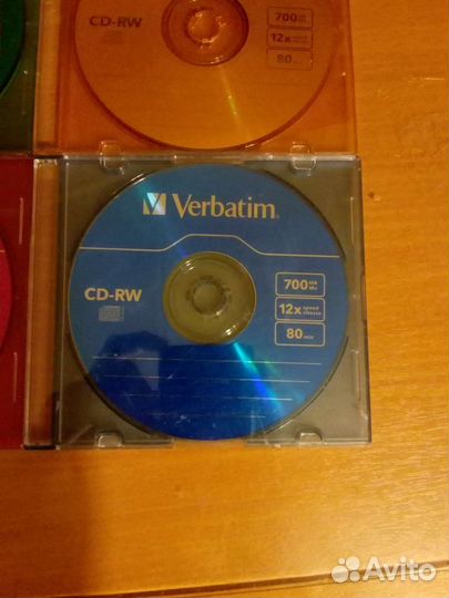 Диски CD-RW 700 mb 4 штуки