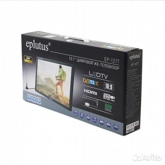 Автомобильный цифровой телевизор EP-121T DVB-T 12