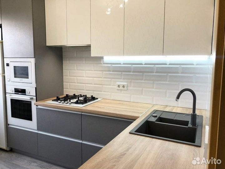 Кухонный гарнитур на заказ. Долговечные материалы