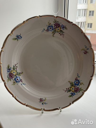 Блюдо. Тарелки. Кувшинчик.Дулево 1955-57гг