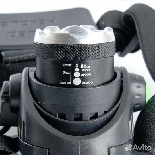Фонарь налобный 5W TH2305 zoom c аккумулятором