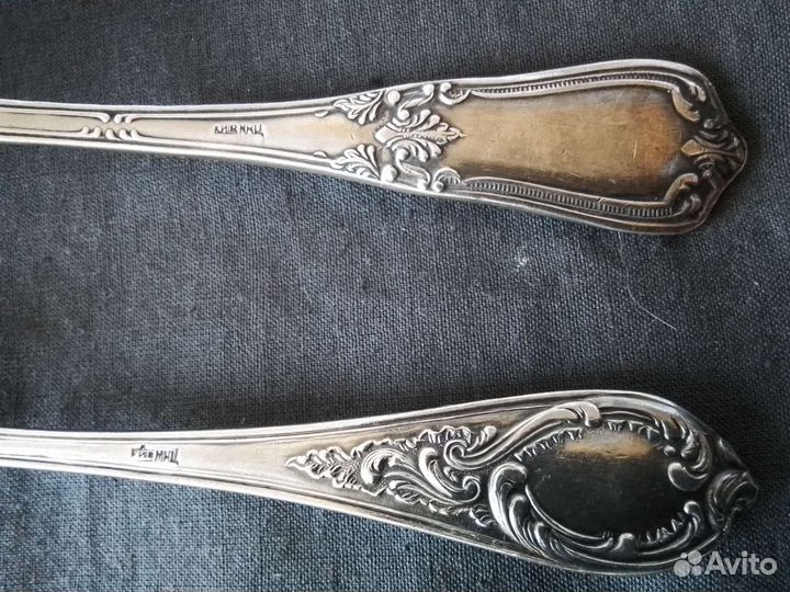 Мельхиоровая лопатка для торта и рыбы Старый Киев