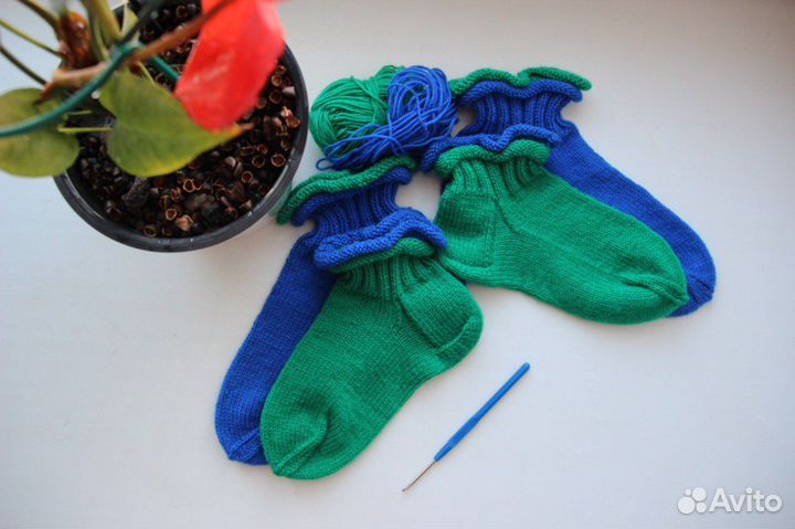 Носки вязаные женские