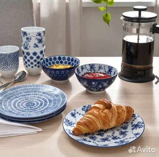 Набор тарелок десертных 18 см IKEA