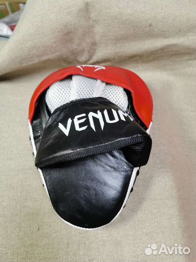 Боксерские лапы кожа (пара)