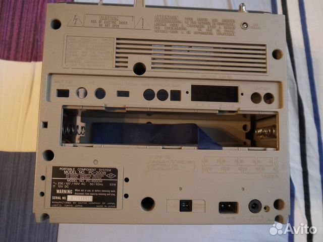 Задняя часть корпуса магнитолы JVC PC-200W