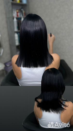 Кератиновое выпрямление волос на дому